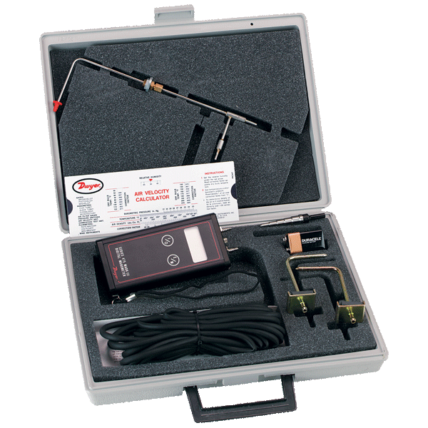 Dwyer Air Velocity Kit, Series 475-XX-FM-AV